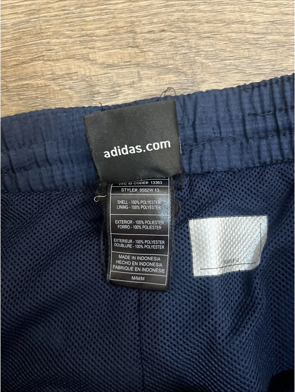 Adidas Y2K Track Pants Mens Medium Blue Mesh Lined Athletic Training Athleisure